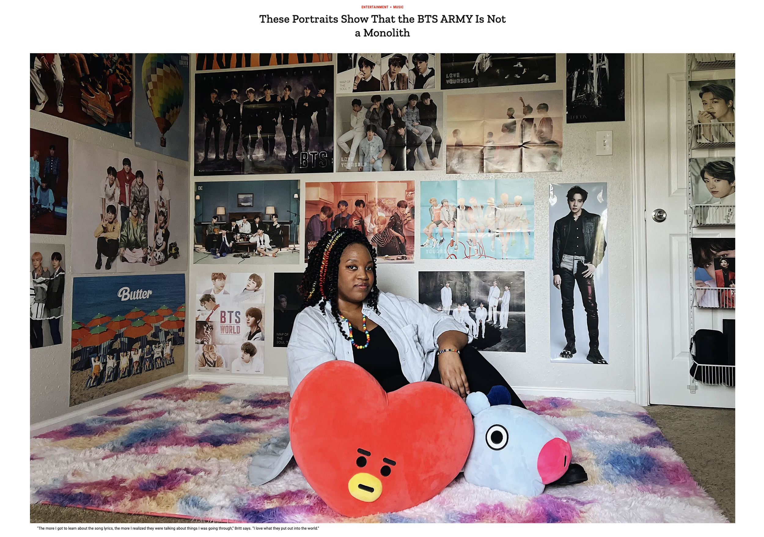 BTS Army Remote Portraits for Time Magazine — Hannah Yoon Photography